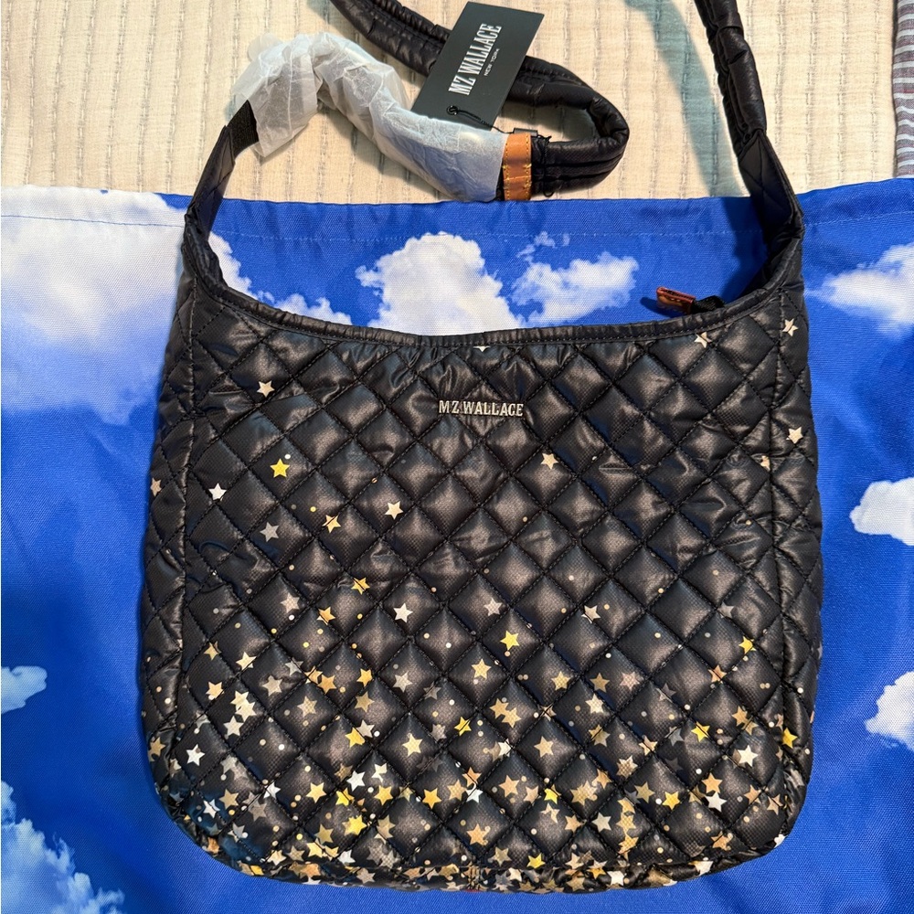 MZ Wallace Black Ombre Star Parker II Medium NWT